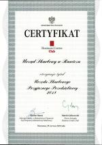 Certyfikat dla Urzędu Skarbowego w Rawiczu