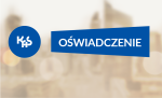 Baner z logo KAS po lewej i dużym napisem „OŚWIADCZENIE