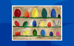 Skan pracy plastycznej wykonanej w ramach konkursu na Wielkanocną Kartkę Świąteczną