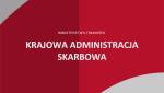 Grafika z napisem: Ministerstwo Finansów - Krajowa Administracja Skarbowa